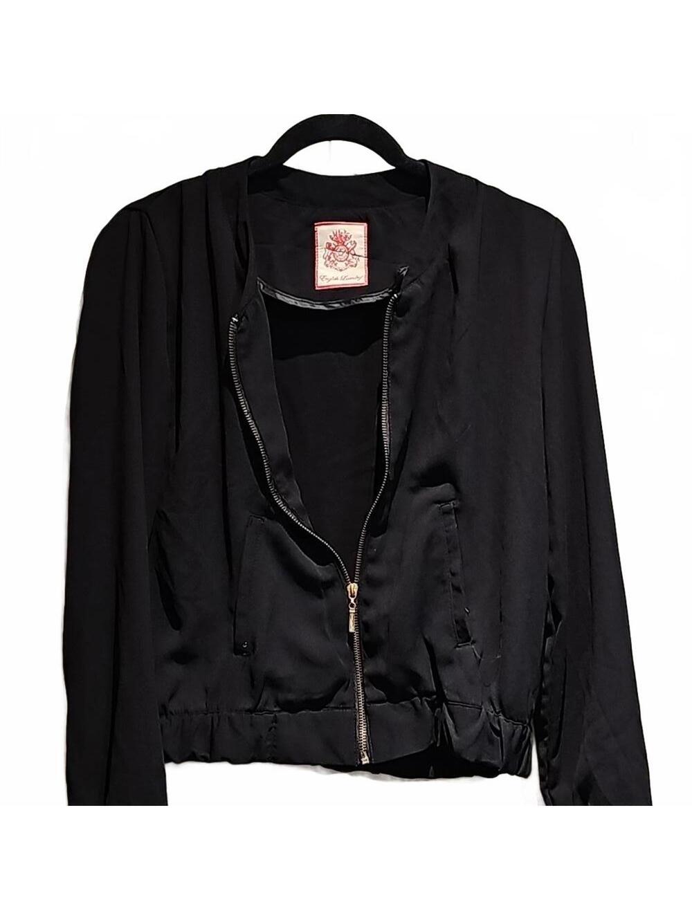 English Laundry Top Front Zipper Long Sleeve jacket size S